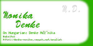 monika denke business card